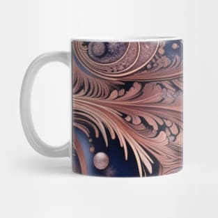 Other Worldly Designs- nebulas, stars, galaxies, planets with feathers Mug